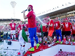 Mistrovské oslavy Slavie ídil náhradní branká Pemysl Ková.