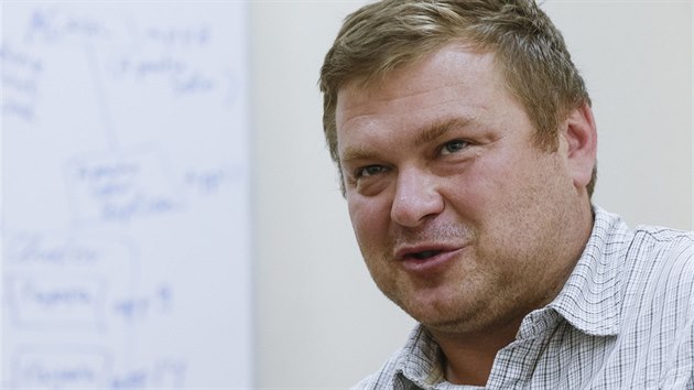 Juri Novikov, f ukrajinsk potaov firmy Miranda, kter vytvoila systm pro zveejovn majetkovch piznn veejnch initel (26. srpna 2016)