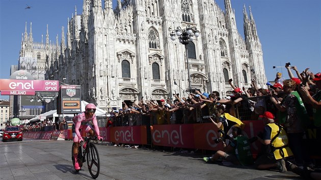 Nairo Quintana bhem zvren etapy Gira