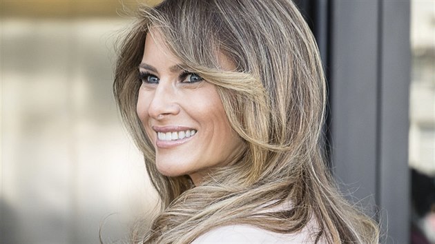 Prvn dma USA Melania Trumpov (Brusel, 25. kvtna 2017)