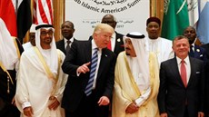 Donald Trump na oficiální zahraniní cest v Rijádu (21. kvtna 2017)