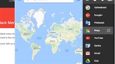 Black Menu for Google