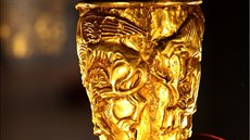 Lidské i zvíecí figury ve zlat mly symbolizovat moc a ambice Alexandra...