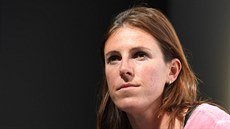 Překážkářka Zuzana Hejnová na tiskové konferenci před začátkem venkovní sezony. Překážkářka Zuzana Hejnová na tiskové konferenci před začátkem venkovní sezony.