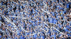 Ostravští fandové během postupového duelu proti Znojmu Ostravští fandové během postupového duelu proti Znojmu