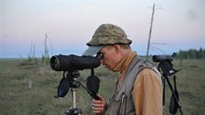 ornitolog Vojtěch Kubelka zkoumá v Jižní Americe bekasinu královskou - ptáka... ornitolog Vojtěch Kubelka zkoumá v Jižní Americe bekasinu královskou - ptáka...