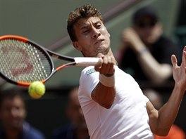 Renzo Olivo bhem druhho kola Roland Garros.