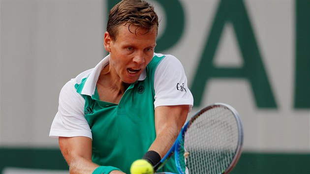 esk tenista Tom Berdych hraje v 1. kole Roland Garros.