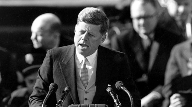 Americk prezident John F. Kennedy (Washington, 20. ledna 1961)