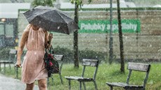 Bouřky a vydatný déšť v Hradci Králové Bouřky a vydatný déšť v Hradci Králové