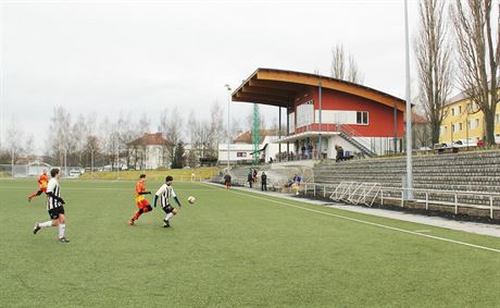 Fotbalový stadion v Kvapilov ulici v Táboe se doká rekonstrukce.