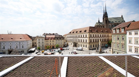 Návtvníky pipravované kryté trnice v centru Brna má krom slueb zaujmout...