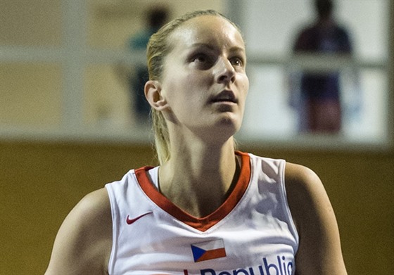 Renata Pudláková v dresu basketbalové reprezentace