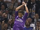 GÓL! Cristiano Ronaldo slaví úvodní gól do sít Juventusu ve finále Ligy mistr.