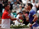 Rafael Nadal porazil ve tvrtm kole Roland Garros Roberta Bautistu Aguta.