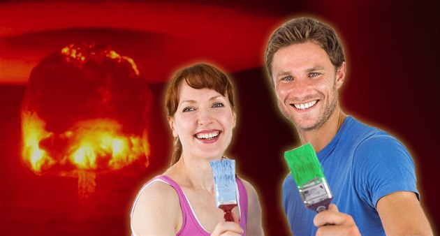 Atomový hřib v dálce? Nevadí, stačí, když máte natřený dům, radil oficiální... Atomový hřib v dálce? Nevadí, stačí, když máte natřený dům, radil oficiální...