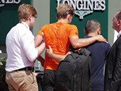 David Goffin nucen opout kurt na Roland Garros.