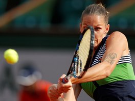 esk tenistka Karolna Plkov hraje ve 2. kole Roland Garros.