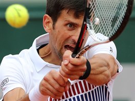 Novak Djokovi ve tvrtfinle French Open.