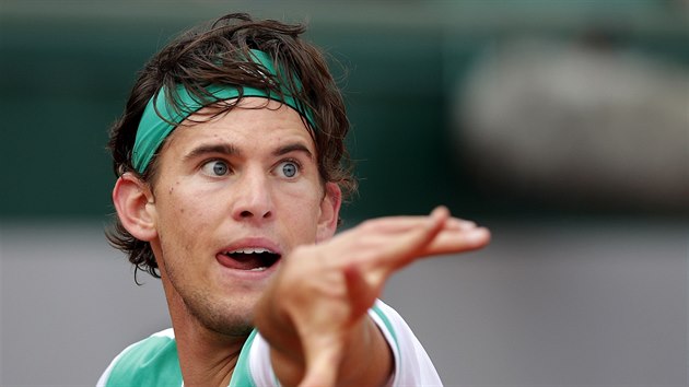 Dominic Thiem se chyst na return ve tvrtfinle Roland Garros.