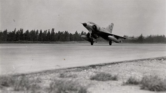 Izraelsk sthaka Mirage III bhem estidenn vlky