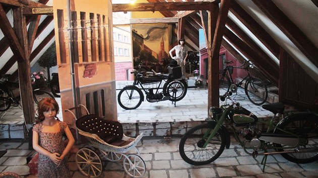 Muzeum historickch motocykl v Kaperskch Horch na Klatovsku.