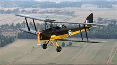 Havilland Tiger Moth byl legendární britský cvičný letoun Havilland Tiger Moth byl legendární britský cvičný letoun