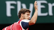 Smutný Španěl Pablo Carreňo se loučí s pařížskými diváky. Smutný Španěl Pablo Carreňo se loučí s pařížskými diváky.