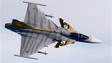 Vizualizace nového zbarvení jednoho ze stroj JAS-39 Gripen 211. taktické letky...