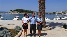 Celkem se o prázdninách vystídá v Chorvatsku osm naich policist a...