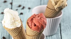 Jahodový sorbet s thaiskou bazalkou (veganská zmrzlina)