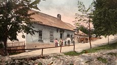 Výletní restaurace na okraji Jihlavy na pohlednici z roku 1906. Výletní restaurace na okraji Jihlavy na pohlednici z roku 1906.