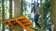 Roman Vráblík při teambuildingu hokejistů Českých Budějovic u Lipna. Roman Vráblík při teambuildingu hokejistů Českých Budějovic u Lipna.