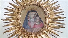 Lipnická kopie obrazu Madony, jehož originál je v italském Frascati. Lipnická kopie obrazu Madony, jehož originál je v italském Frascati.