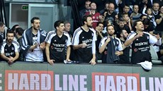 Basketbalisté Besiktase Istanbul během utkání Ligy mistrů Basketbalisté Besiktase Istanbul během utkání Ligy mistrů