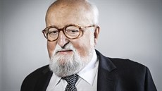 Polský skladatel Krzysztof Penderecki Polský skladatel Krzysztof Penderecki