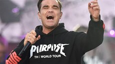 Robbie Williams na koncertu pro obti útoku v Manchesteru (4. ervna 2017).