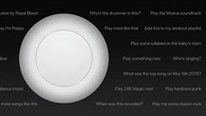 Apple HomePod zvládne reagovat na mnoho dotaz a vyjádení.