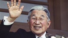 Japonský císa Akihito (Tokio, 2. ledna 2016)