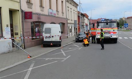 Místo, kde v pondlí dolo k tragické nehod. Nikým neízená dodávka vjela na...