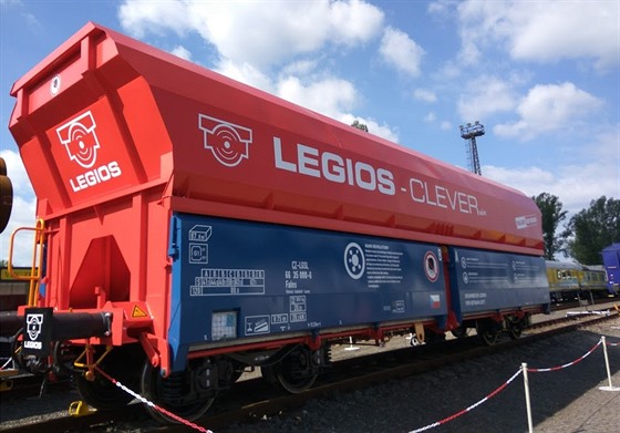 Spolenost Legios Loco v Ostrav pedstavila nákladní vagon pro sypké materiály...