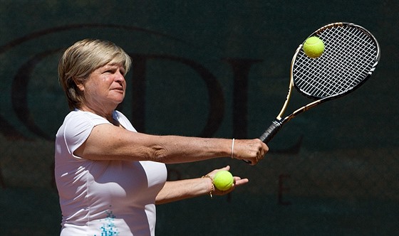 Legendární tenistka Hana Mandlíková na exhibici ve Starých Splavech