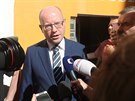 Premiér Bohuslav Sobotka dorazil na jednání grémia SSD v Praze (14. ervna...