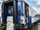 České dráhy vystavují v Ostravě hlavně své modernizované vozy včetně například... České dráhy vystavují v Ostravě hlavně své modernizované vozy včetně například...