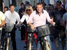Francouzský prezident Emmanuel Macron a jeho ena Brigitte (17. 6. 2017).