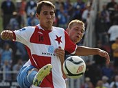 Fotbalisté Kroměříže (v sešívaném) šance postoupit ze čtvrtého místa do druhé... Fotbalisté Kroměříže (v sešívaném) šance postoupit ze čtvrtého místa do druhé...