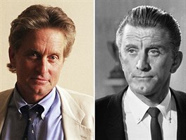 Michael Douglas a jeho otec Kirk Douglas