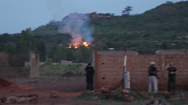 Na nezaostenm snmku je vidt por v turistickm letovisku Campement Kangaba pobl msta Bamako v Mali (18.6.2017)