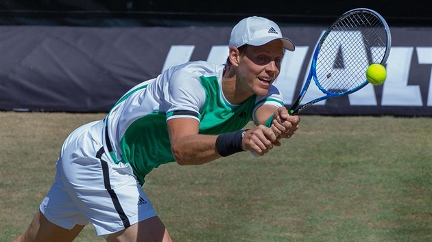 Tom Berdych na turnaji ve Stuttgartu