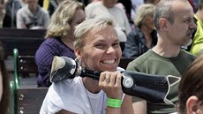 Na festivalu Pelhřimov – město rekordů se pokoušeli pokořit rekord v nejvyšším... Na festivalu Pelhřimov – město rekordů se pokoušeli pokořit rekord v nejvyšším...